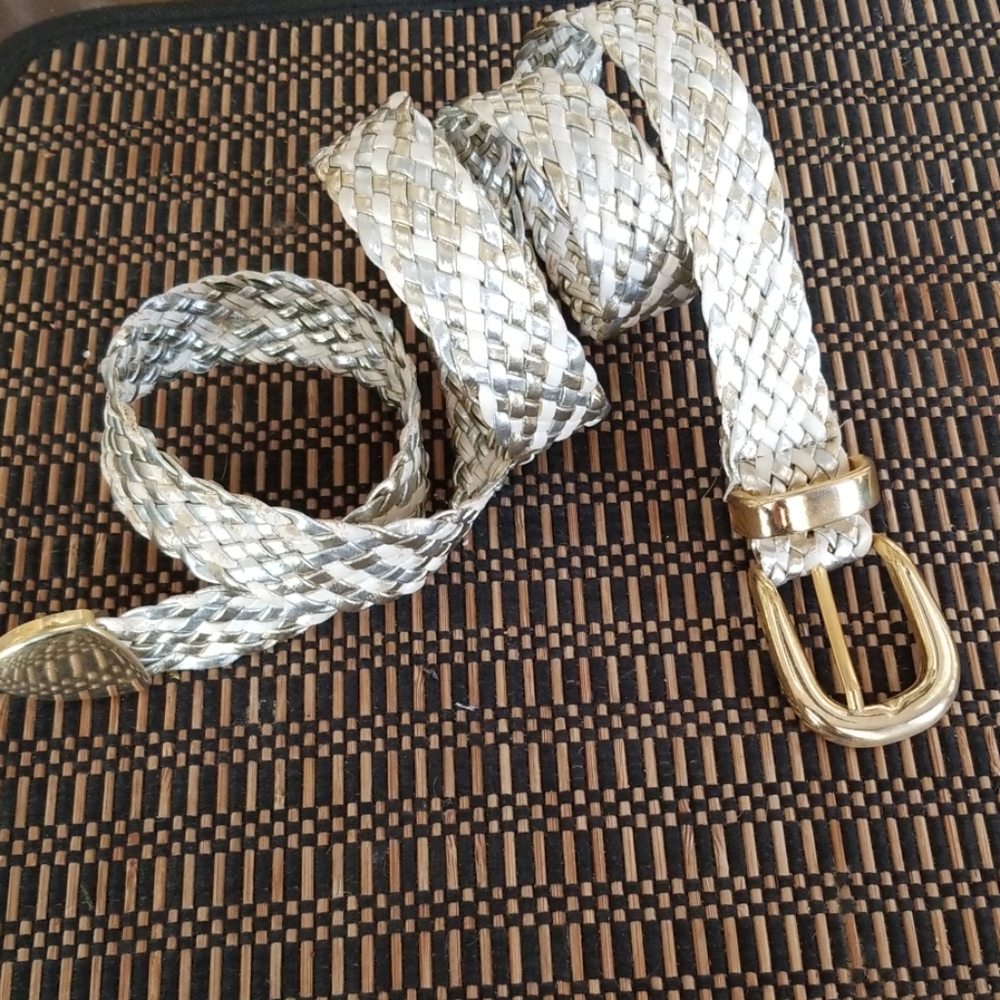 Braided multi colored Belt